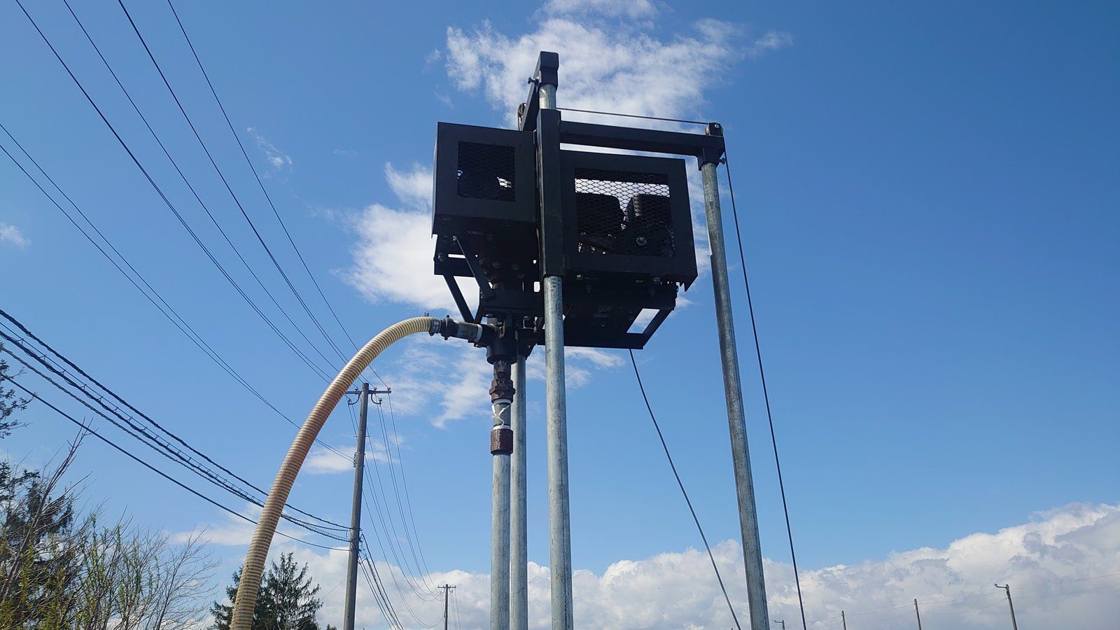 水圧・ロータリー式小型採掘機